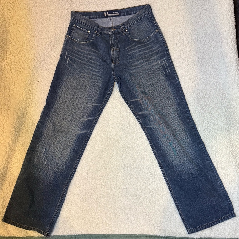 Dr Denim Demand Mens Jeans Size 34 100% Cotton Wide Leg Pre-owned Good Condition